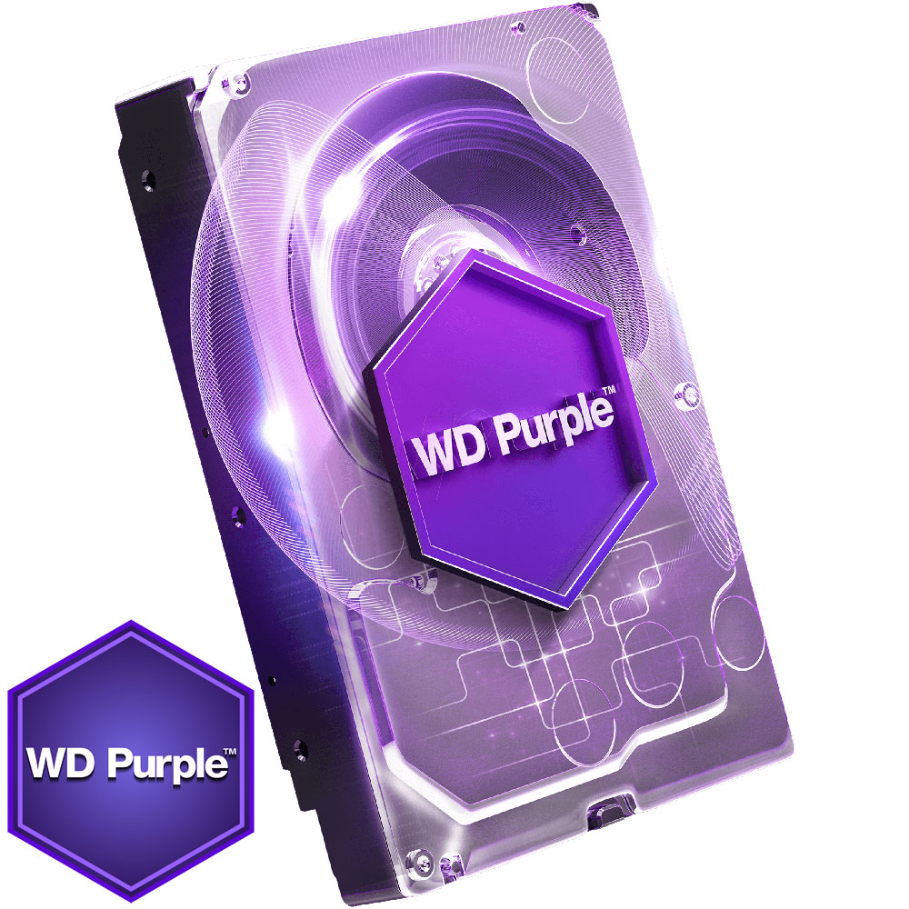 HARD DISK WESTERN DIGITAL PURPLE 3,5" 2TB 256MB AllFrame SATA-3 WD22PURZ