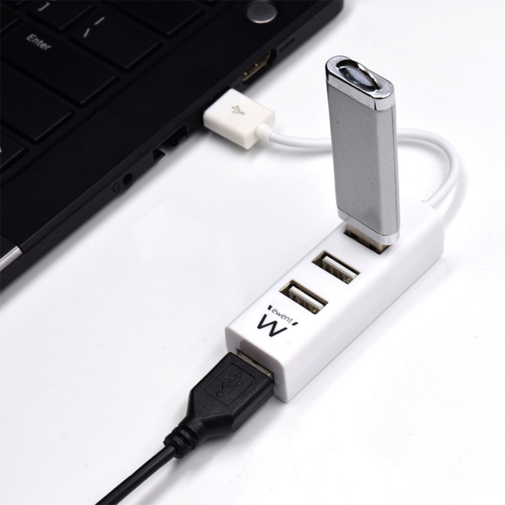 HUB MINI USB EWENT 4 PORTE USB 2.0