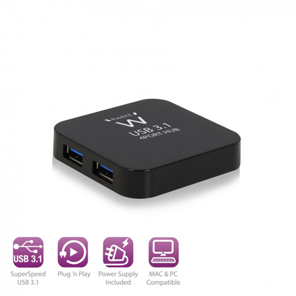 HUB USB EWENT 4 PORTE USB 3.1 Gen1 (USB 3.0)
