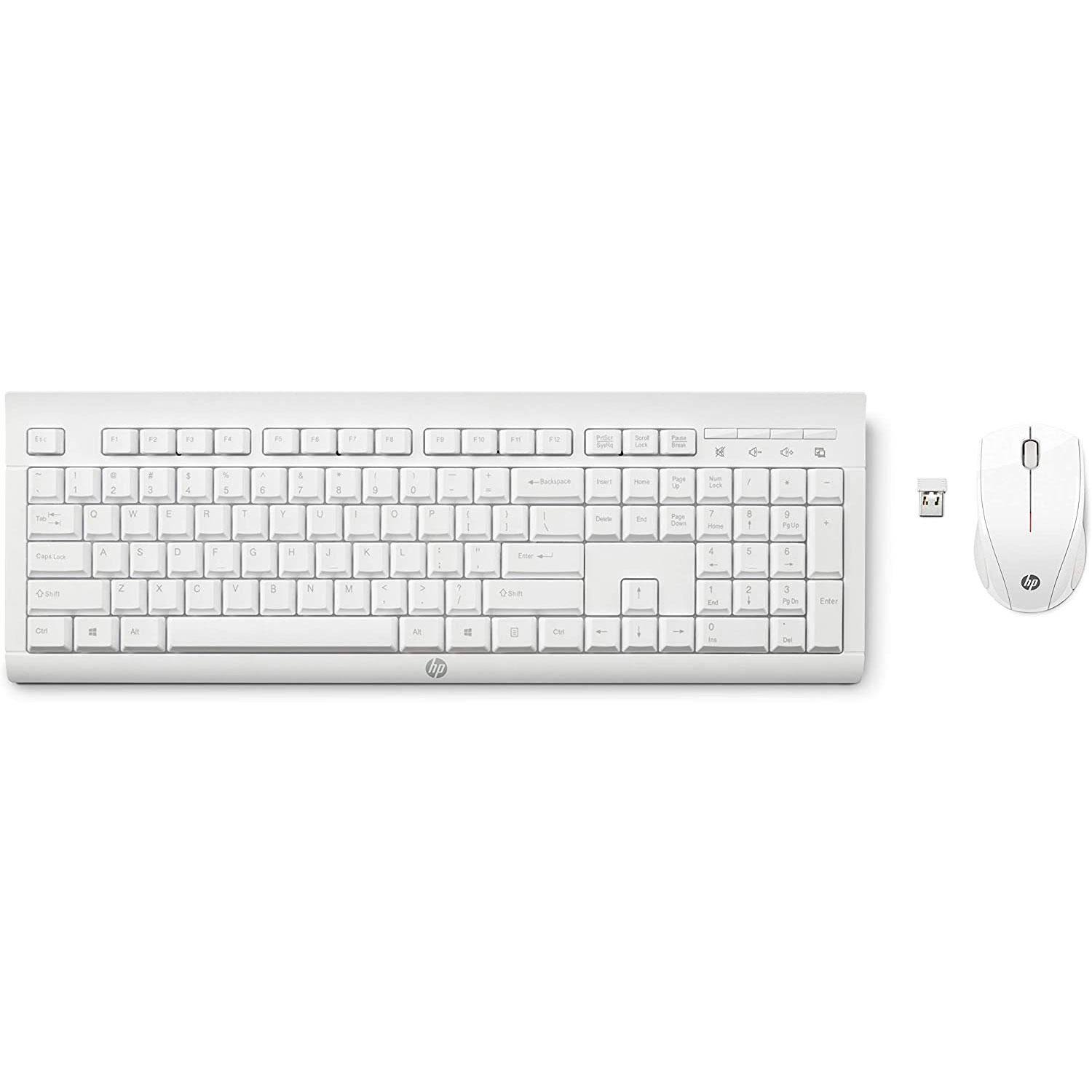 KIT HP C2710 TASTIERA + MOUSE DESKTOP WIRELESS COLORE BIANCO