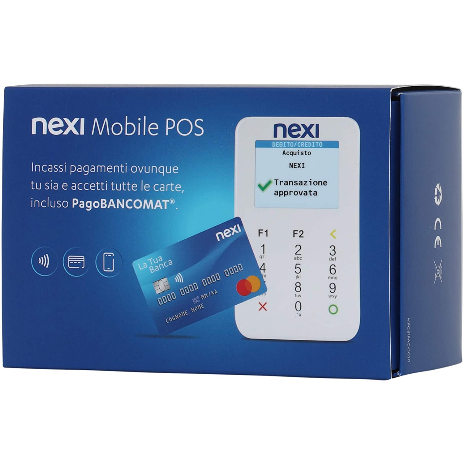 LETTORE CARTE DI CREDITO E DEBITO NEXI BLUPAD-55