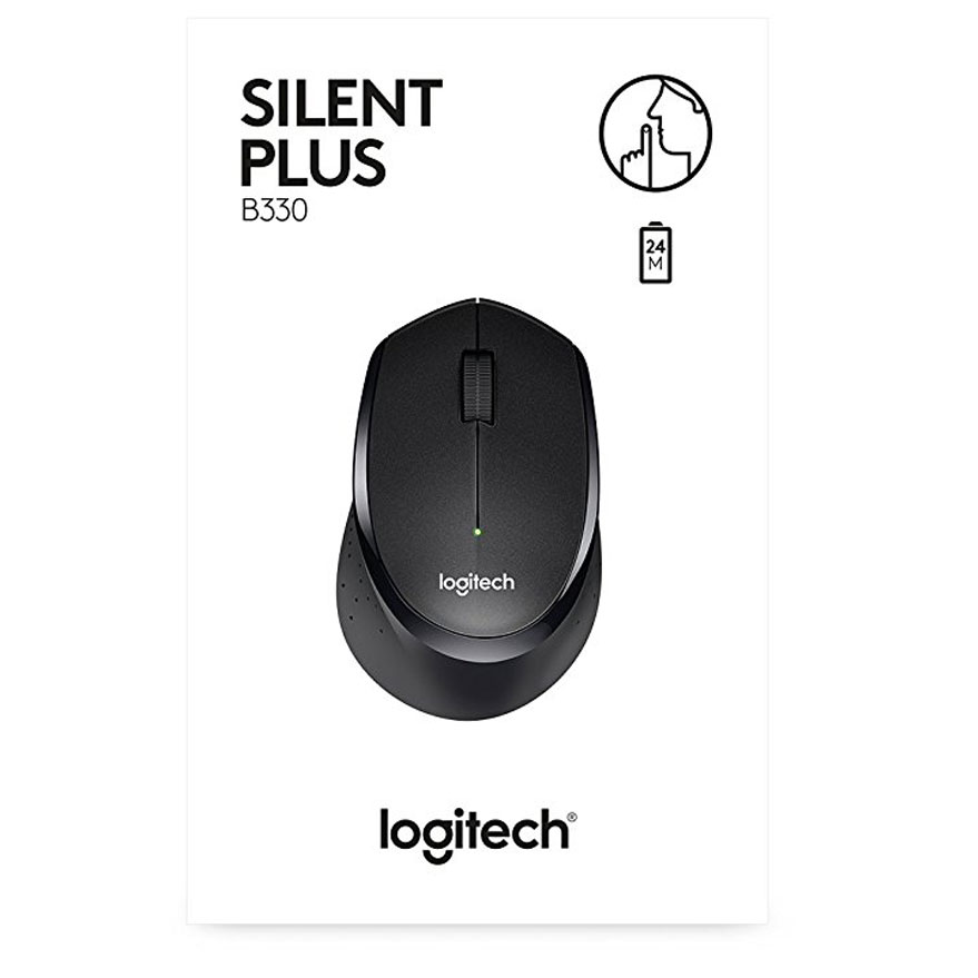 MOUSE LOGITECH B330 SILENT PLUS OPTICAL 1000Dpi WIRELESS FINO A 10MT 910-004913
