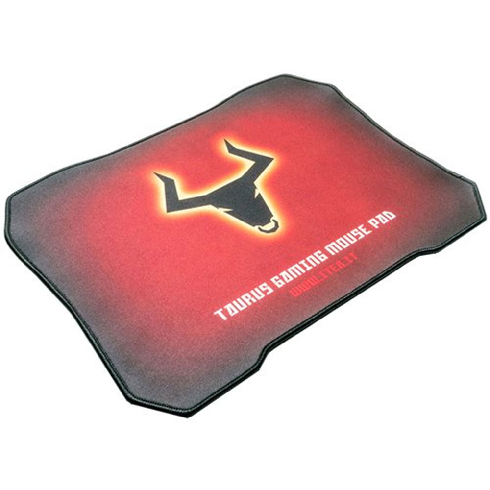MOUSE PAD GAMING ITEK TAURUS V1 L (40cm x 32cm x 0,2 cm) BLACK/RED