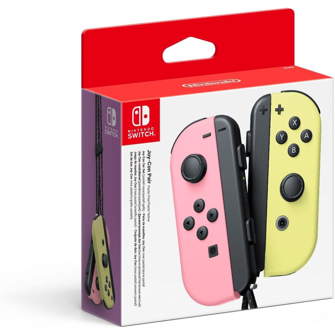 NINTENDO SWITCH: COPPIA DI JOY-CON ROSA/GIALLO