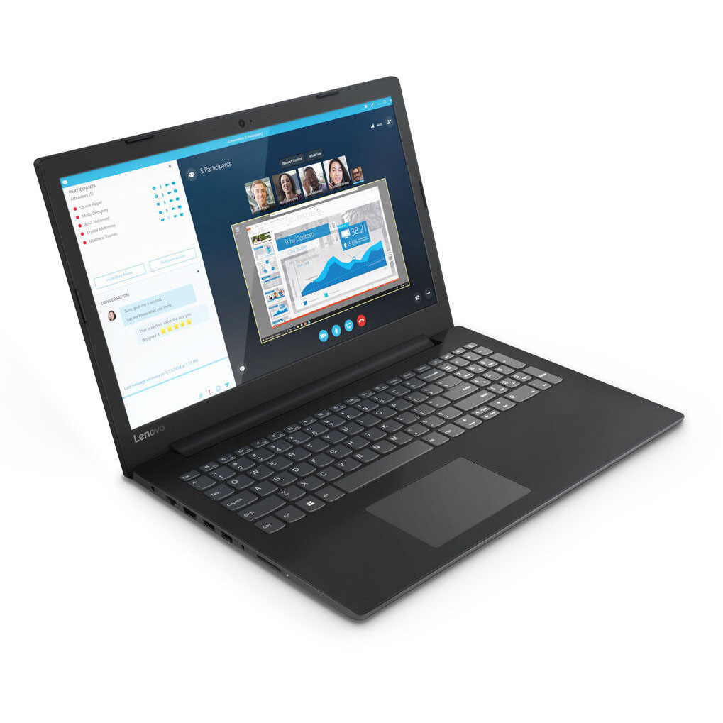 NOTEBOOK Lenovo ESSENTIAL V145-15AST 81MT - AMD A4 9125 / 2.3 GHz - 15.6" LED HD - 4 GB RAM - 256 GB SSD - DVD RW - SVGA AMD Radeon R3 - Wi-Fi, Bluetooth - FreeDOS