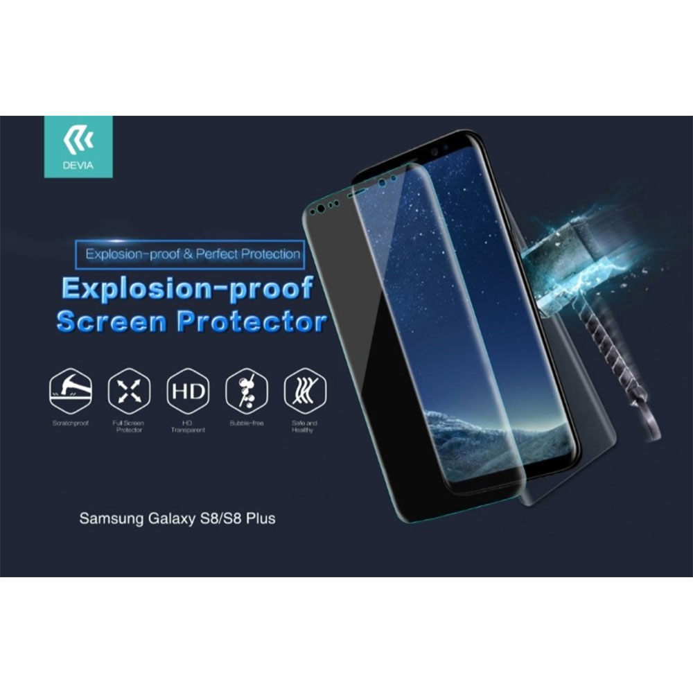 DEVIA PELLICOLA Explosion-Proof Full Screen PER SMATHPHONE SAMSUNG GALAXY S8 (SM-G950)