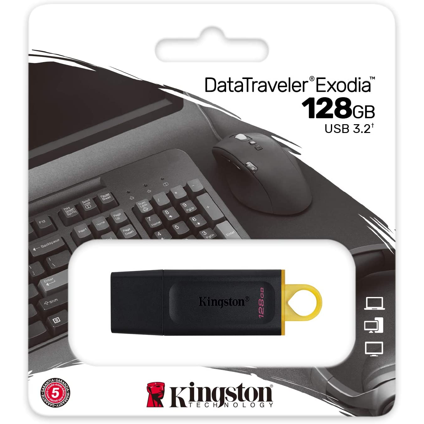 PEN DRIVE USB 3.2 KINGSTON DataTraveler Exodia 128GB
