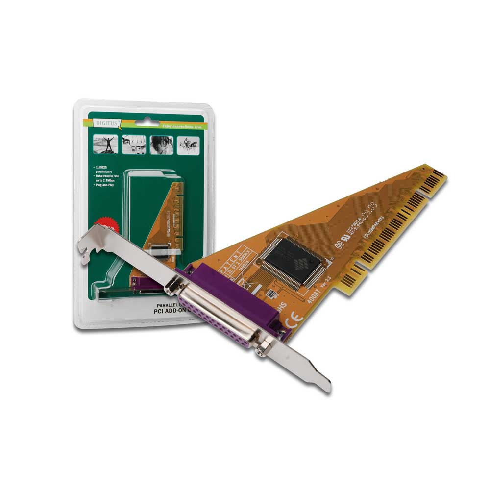 SCHEDA DIGITUS DS-33010-1 PORTA PARALLELA BIDIREZIONALE PCI 1 PORTA 25 POLI