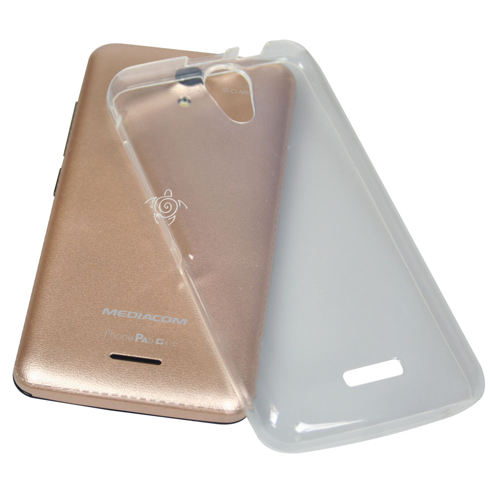 MEDIACOM BACK CASE M-G410SC IN SILICONE TRASPARENTE PER PHONEPAD DUO G410
