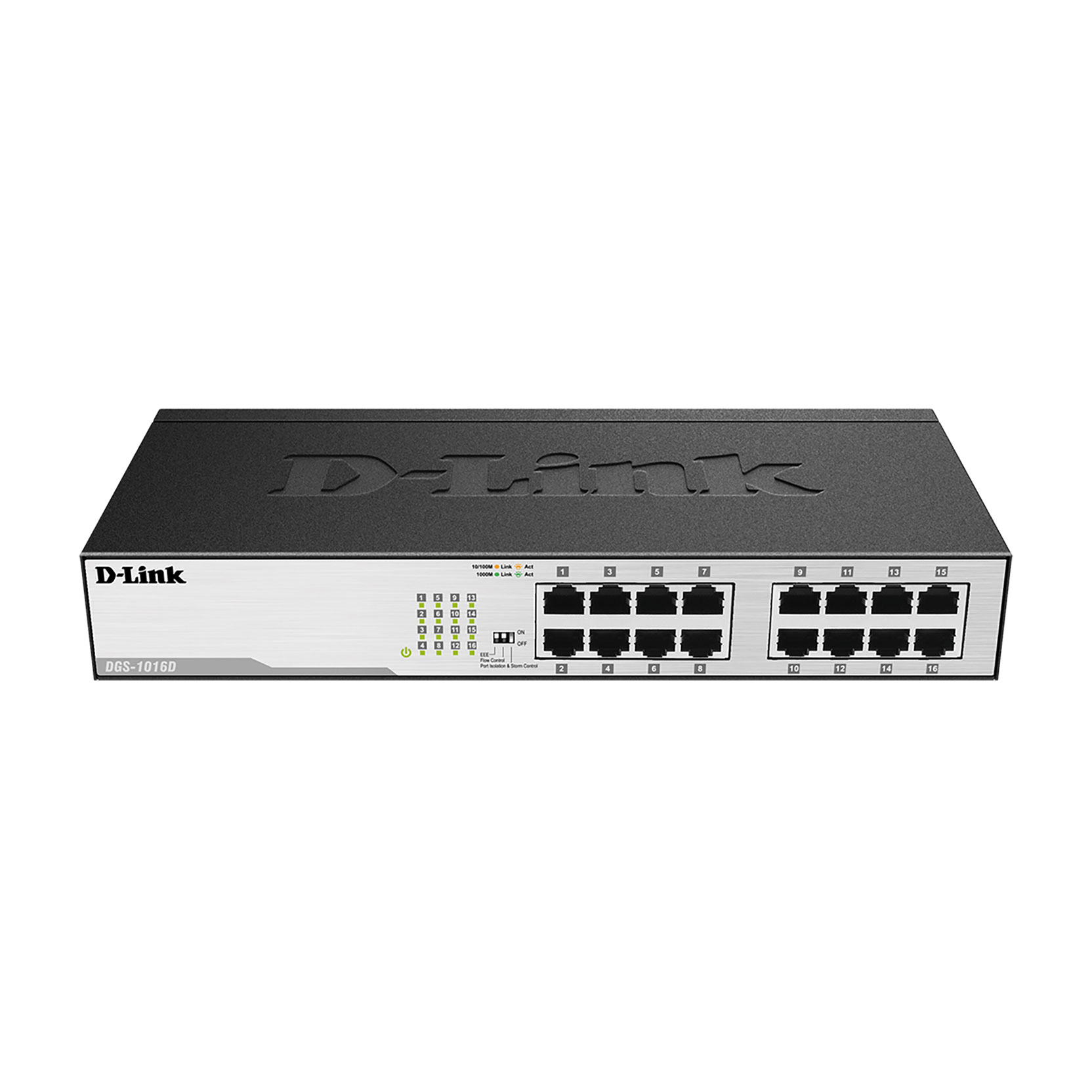 SWITCH DESKTOP DI RETE D-LINK 16-Port 10/100/1000Mbps DGS-1016D