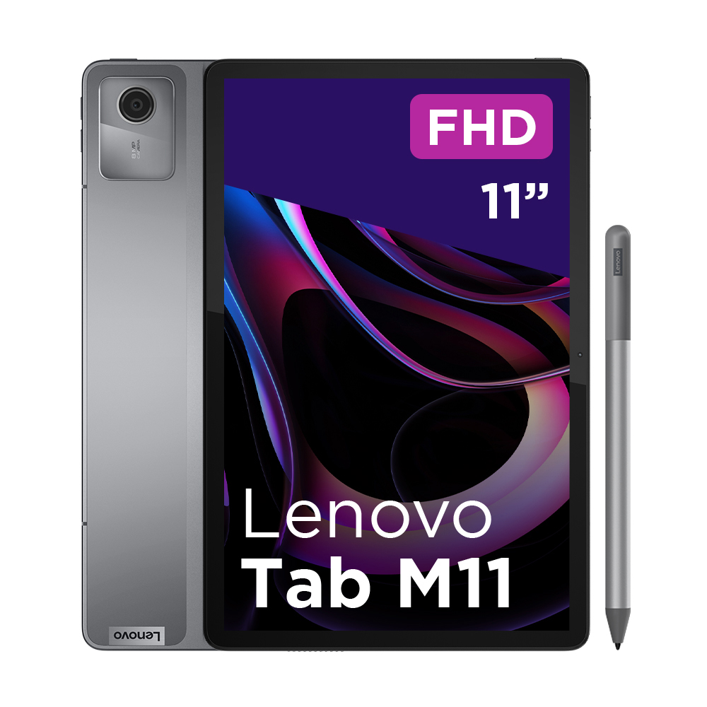 TABLET LENOVO Tab M11 TB330FU WiFi + Tab Pen - LUNA GRAY - Display 10.95" FHD IPS - KTK G88 2.0 Ghz - RAM 4 GB - 128GB - Bluetooth - 2 Camera (8 Mpixel - 8 Mpixel) - Android