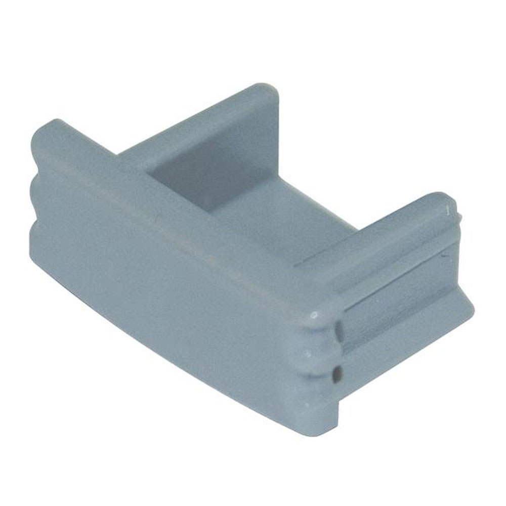 TAPPO DI CHIUSURA SENZA FORO CENTRALE PER PROFILO ALLUMINIO mod. 16.LTP3011