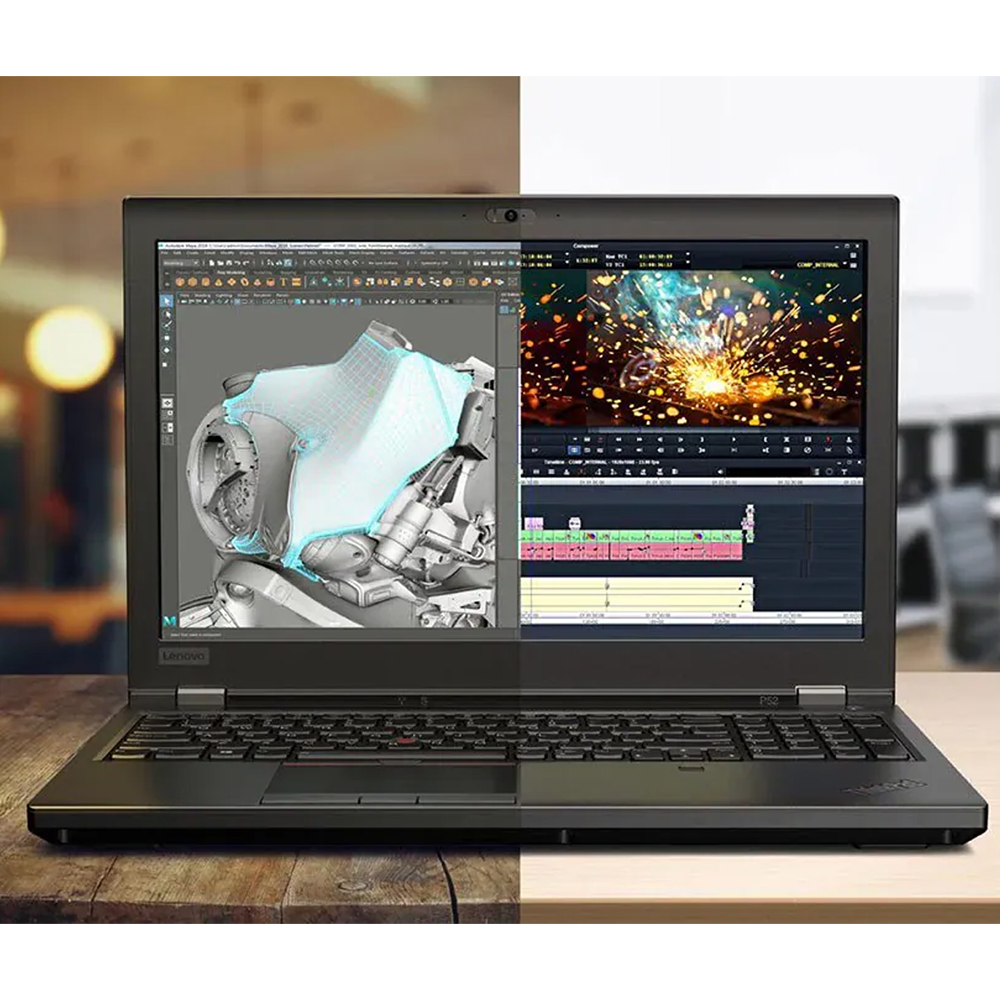 WORKSTATION RICONDIZIONATO LENOVO ThinkPad P52 INTEL CORE i7 8850H 2.6 GHz / 15.6" LED FHD / DDR4 32GB / SSD 512GB / SVGA Quadro P2000 5 GB / LAN 1GMbit / WEB-CAM / WIN 11 PRO