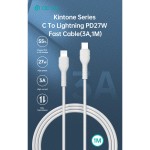 CAVO DATI E CARICA RAPIDA DEVIA PD 27W Type-C - Lightning 1MT KINTONE SERIES (3A) APPLE IPHONE E IPAD