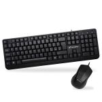 KIT TECHMADE 2IN1 TASTIERA + MOUSE DESKTOP USB 1000Dpi TM-PK938P-KIT