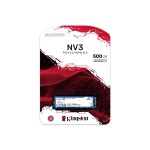 SSD Kingston Technology NV3 CAPACITA' 500GB SNV3S/500G M.2. 2280 PCIe 4.0 x 4 NVMe, r:5000MB/s w:3000MB/s
