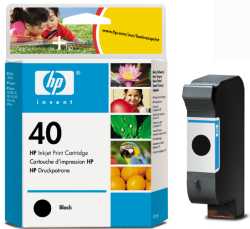CARTUCCIA HP ORIGINALE NERO MOD. 51640AE N° 40