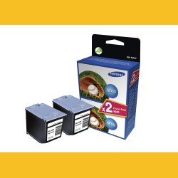 CARTUCCIA SAMSUNG ORIGINALE NERA TEL-FAX SAMSUNG SF-330/335T SF-340 CONF. 2PZ INKM40