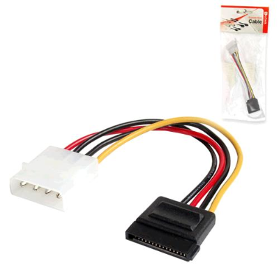 CAVO KEYTECK ALIMENTAZIONE DA MOLEX 4pin A SERIAL ATA CC-SATA-PS