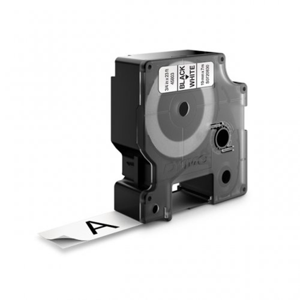 NASTRO ETICHETTE DYMO D1 LABELMANAGER (S0720830) 19 mm x 7 m NERO/BIANCO