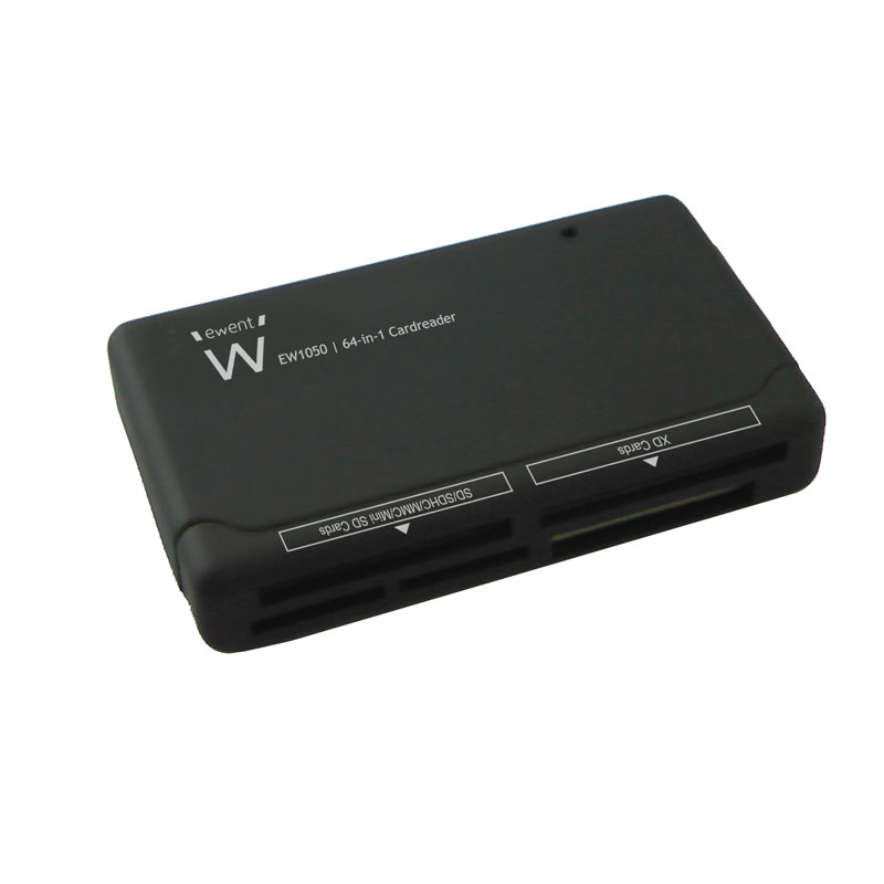 LETTORE EWENT CARD READER ESTERNO USB 2.0 64-in-1 SD, SDHC, M2, XD, CF/MS e MS EW1050
