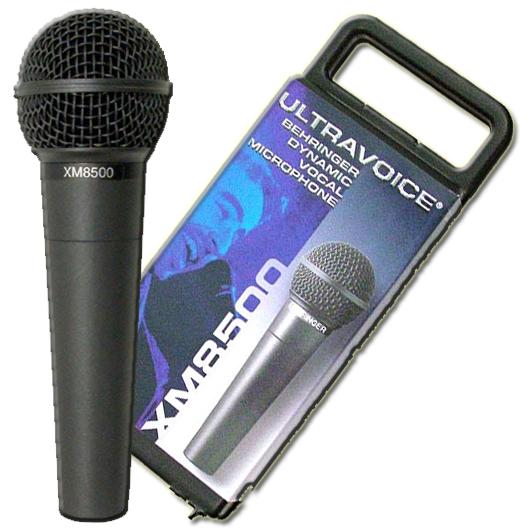 MICROFONO BEHRINGER XM8500 PALMARE A FILO DINAMICO ULTRAVOICE CON FILTRO ANTI-POP