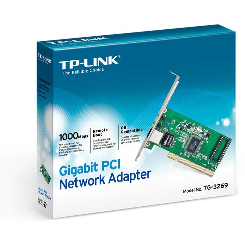SCHEDA RETE TP-LINK ETHERNET PCI 10/100/1000Mb 10/100/1000Base-T TG-3269