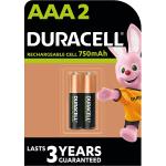 BATTERIE DURACELL MINISTILO RICARICABILI AAA Ni-MH 1,2v 750mAh HR03 / DC2400 CONF. 2PZ