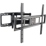 STAFFA SUPPORTO A PARETE CON SNODO PER TV/MONITOR DA 32" A 70" 40KG