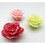 CANDELA PROFUMATA Kit ROMANTIC ROSE RUSTICA ELIZABETH - Pink/Rosa bulgara, Red/Rosa Rossa, Green/Tè verde