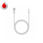 CAVO VODAFONE DA LIGHTNING A USB M-FI iPhone X/8/7/6/5, iPad mini, iPad Air, iPod touch COLORE SILVER