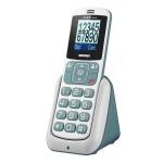 TELFONO CELLULARE BRONDI AMICO HOME PER ANZIANI DUAL-SIM GSM QUADRI BAND DISPLAY 1.77" COLORE BIANCO/GRIGIO