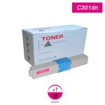 TONER OKI COMPATIBILE OKIC321M MAGENTA (44973534) OKI C301 - C321 (1.5K)