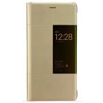 HUAWEI CUSTODIA ORIGINALE VIEW FLIP COVER PER TELEFONO CELLULARE P9 PLUS COLORE GOLD